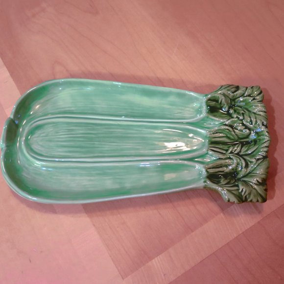 Ceramic Vintage ‘78, Signed, Handmade Celery Dish - Picture 6 of 8